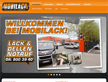 Tablet Screenshot of mobilack.de